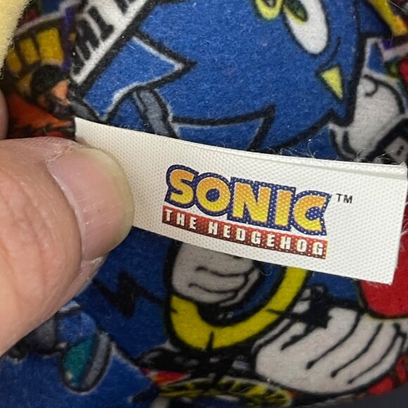 Sonic The Hedgehog Plush Toy 17" Comic Print Design By Toy Factory - Picture 7 of 10